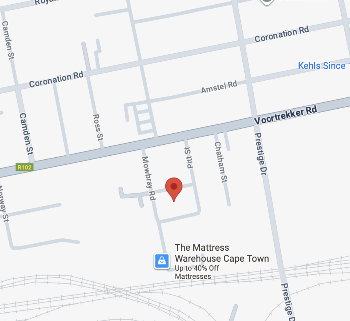 ABC Clothing Location Map